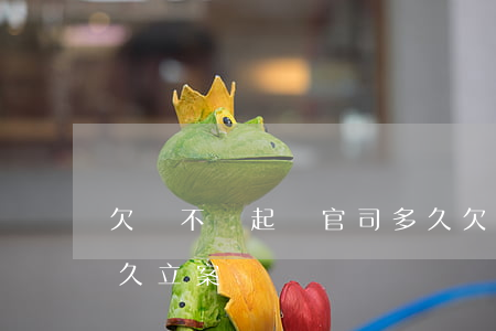 欠錢不還起訴官司多久 欠錢不還的起訴后多久立案