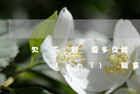 欠錢不還起訴要多久能還-欠錢不還起訴多長時(shí)間能拿到錢