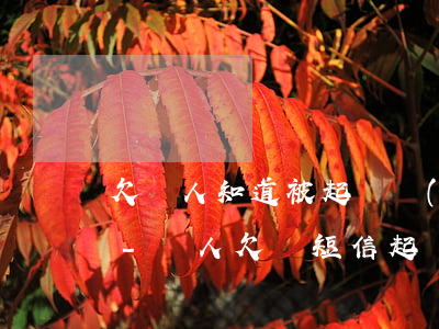 欠錢人知道被起訴發(fā)信息嚇唬原告-別人欠錢短信起訴發(fā)給我