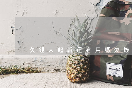 欠錢人起訴還有用嗎(欠錢起訴能要回來嗎)