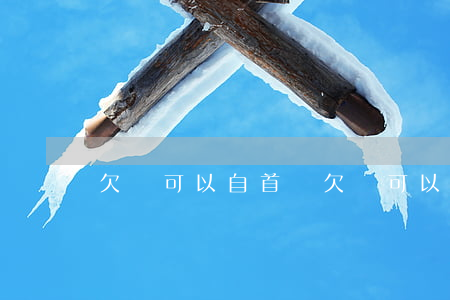 欠錢可以自首嗎（欠錢可以自己打官司嗎）