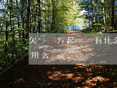 欠錢對方起訴會有什么后果（欠錢起訴對方有用么）