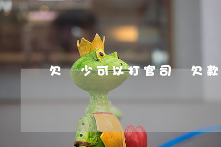 欠錢少可以打官司嗎（欠款金額少可以起訴嗎）