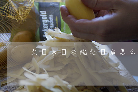 欠錢未還法院起訴后怎么處理