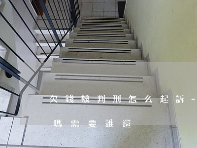 欠錢被判刑怎么起訴-欠錢被判刑后還需還嗎 需要誰還