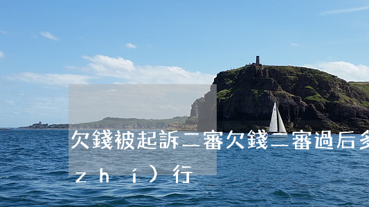 欠錢被起訴二審(欠錢二審過后多久可以執(zhí)行)