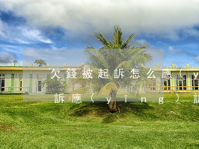 欠錢被起訴怎么應(yīng)訴(欠錢被起訴應(yīng)訴通知書一定要拿嗎?)