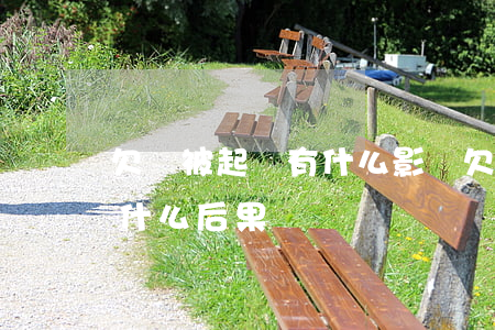 欠錢被起訴有什么影響(欠錢被法院起訴會有什么后果)