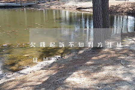 欠錢起訴不知對方住址-起訴欠款人不知道住址