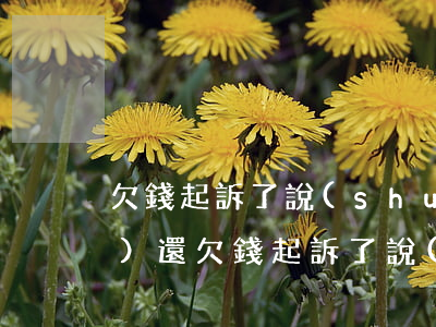 欠錢起訴了說(shuō)還但沒(méi)還(欠錢起訴了說(shuō)還但沒(méi)還怎么辦)