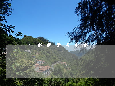 欠錢起訴多少錢