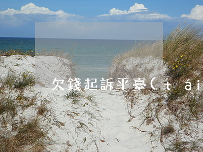 欠錢起訴平臺(tái)有哪些