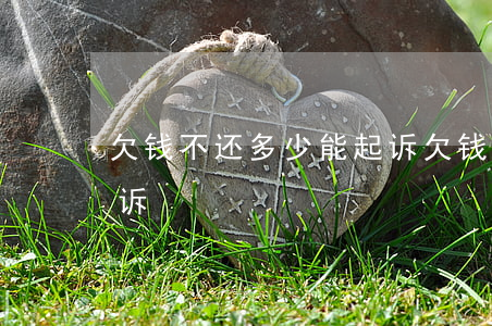 欠钱不还多少能起诉(欠钱不还多少钱可以起诉)