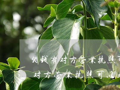 欠钱有对方营业执照可以起诉他吗-欠钱有对方营业执照可以起诉他吗怎么办