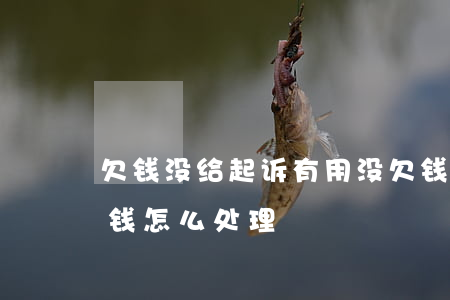 欠钱没给起诉有用没(欠钱不给起诉后也不给钱怎么处理)