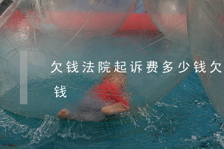 欠钱法院起诉费多少钱(欠钱法院起诉要多少钱)