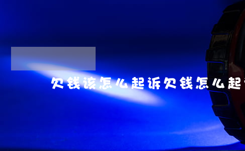 欠钱该怎么起诉（欠钱怎么起诉的）