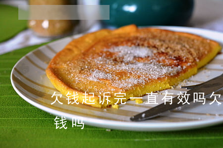 欠钱起诉完一直有效吗(欠钱起诉完了就能还钱吗)
