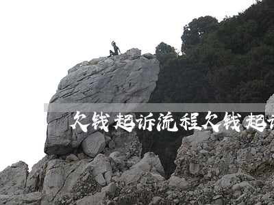 欠钱起诉流程（欠钱起诉程序怎么打）