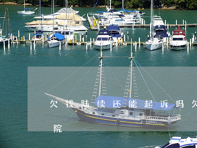 欠钱陆续还能起诉吗(欠钱陆续还能起诉吗法院)