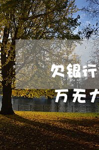 欠银行30万无力偿还判刑多久(欠银行20万无力偿还判刑多久)