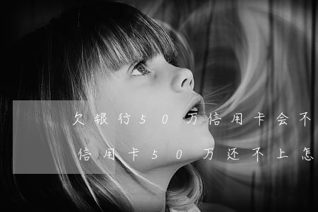 欠银行50万信用卡会不会怎么样-欠银行信用卡50万还不上怎么办