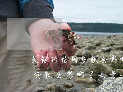 欠银行信用贷款会影响子女高考吗-欠银行贷款会影响子女考大学