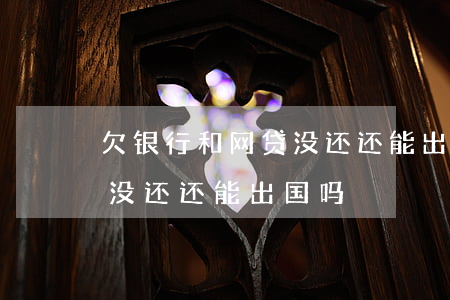 欠银行和网贷没还还能出国吗(欠银行和网贷没还还能出国吗)