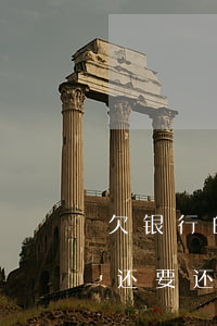 欠银行的钱人坐牢了钱谁还（欠银行钱坐完牢还要还）
