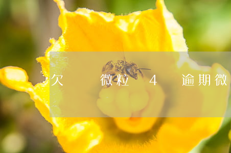 欠騰訊微粒貸4萬逾期(微粒貸逾期4年多)