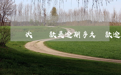 次級貸款是逾期多久(貸款逾期多久算嚴重啊)