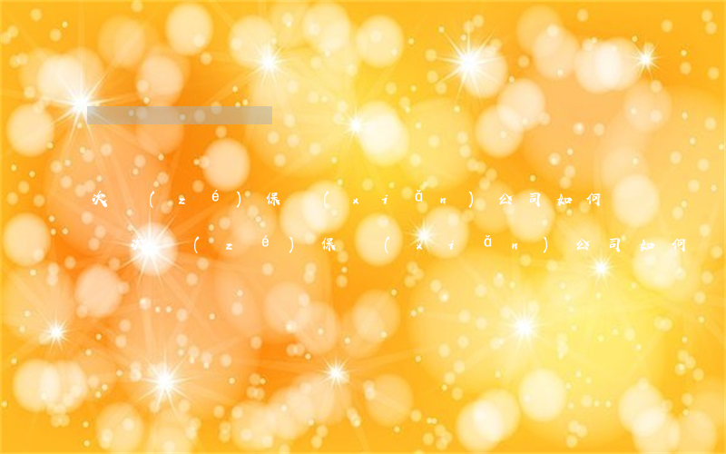 次責(zé)保險(xiǎn)公司如何賠償，次責(zé)保險(xiǎn)公司如何賠償人傷