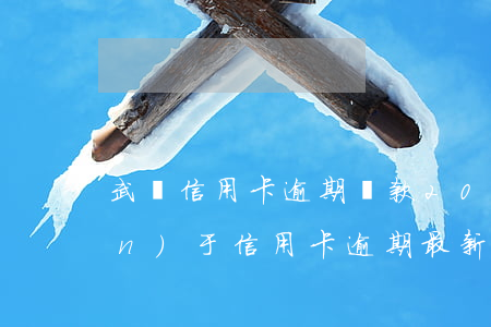 武漢信用卡逾期條款(2020年關(guān)于信用卡逾期最新政策)