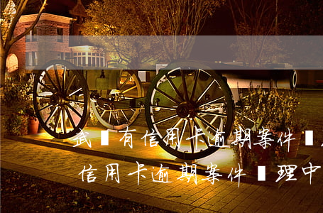 武漢有信用卡逾期案件處理中心嗎-武漢有信用卡逾期案件處理中心嗎多少錢(qián)
