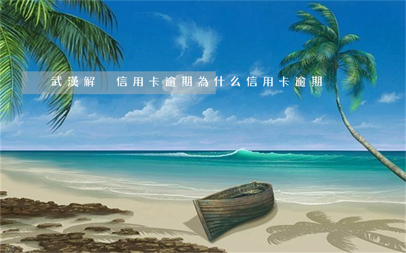 武漢解決信用卡逾期(為什么信用卡逾期)