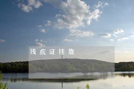 残疾证挂靠