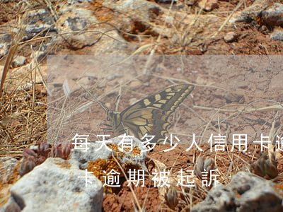 每天有多少人信用卡逾期(每天有多少人信用卡逾期被起訴)