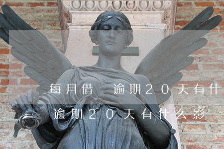 每月借唄逾期20天有什么影響-每月借唄逾期20天有什么影響嗎