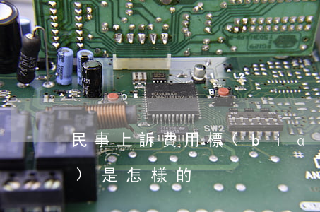 民事上訴費用標(biāo)準(zhǔn)是怎樣的
