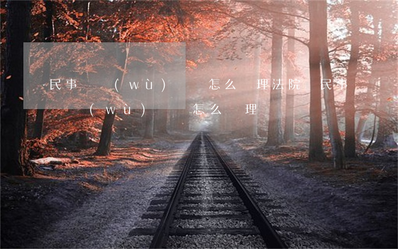 民事債務(wù)糾紛怎么處理(法院對民事債務(wù)糾紛怎么處理)