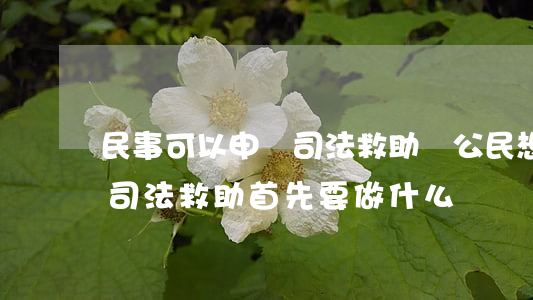 民事可以申請司法救助嗎(公民想要獲得民事司法救助首先要做什么)