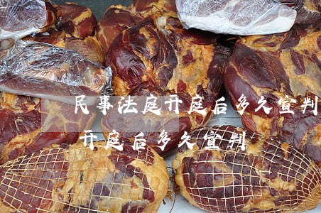 民事法庭开庭后多久宣判结果(民事纠纷法院开庭后多久宣判)