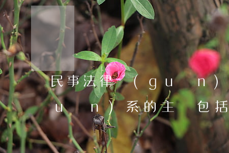民事法律關(guān)系(民事法律關(guān)系的主體包括哪些)