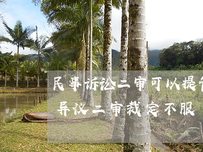 民事诉讼二审可以提管辖权异议吗(对管辖权异议二审裁定不服)