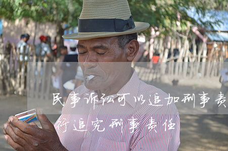 民事诉讼可以追加刑事责任吗(民事诉讼不履行追究刑事责任)