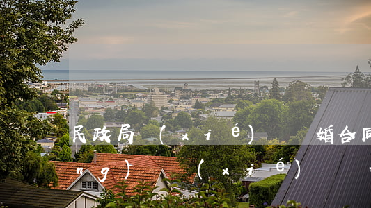 民政局協(xié)議離婚合同是當(dāng)場(協(xié)議離婚在民政局寫嗎)