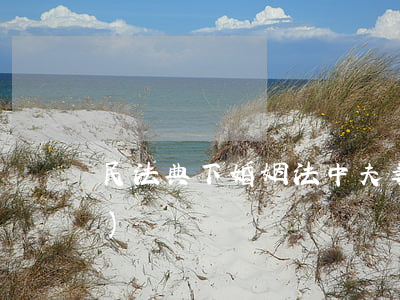 民法典下婚姻法中夫妻離婚財產(chǎn)補償與賠償