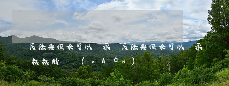 民法典侄女可以繼承嗎(民法典侄女可以繼承叔叔的遺產(chǎn)嗎)