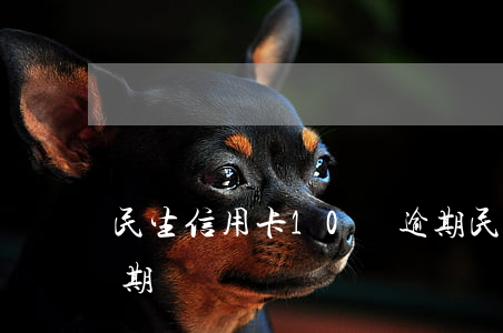 民生信用卡10萬逾期(民生信用卡10萬逾期)
