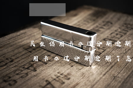 民生信用卡办过分期逾期了怎么办-民生信用卡办过分期逾期了怎么办呢